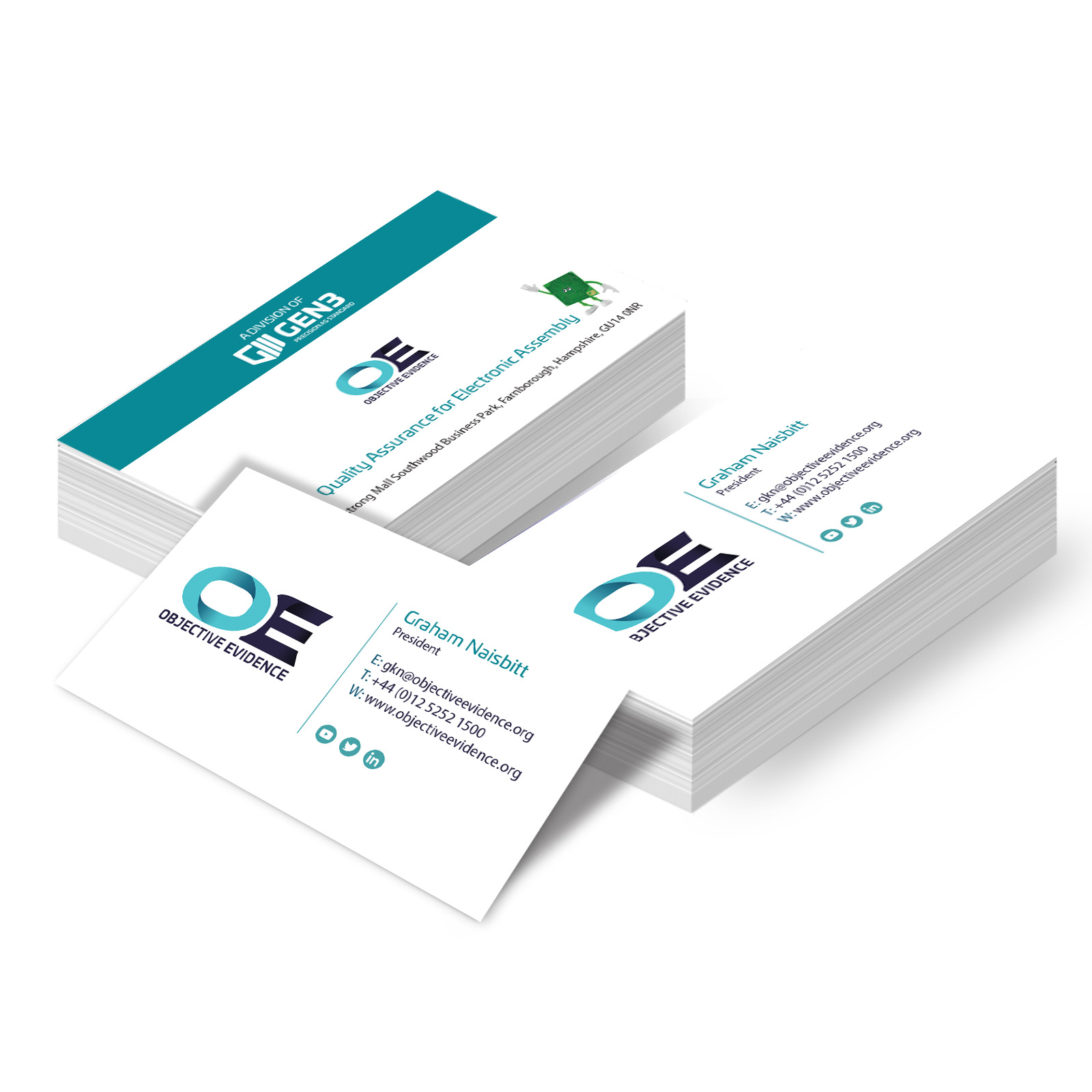 Objective Evidence Business Cards