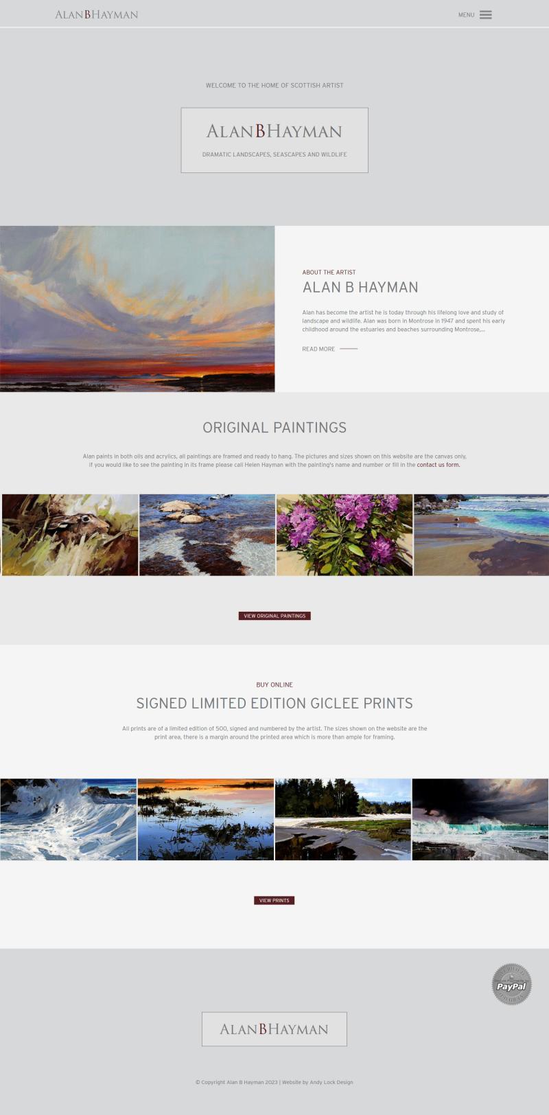 Alan B Hayman Website