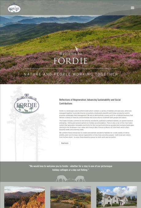 Fordie Estate Website