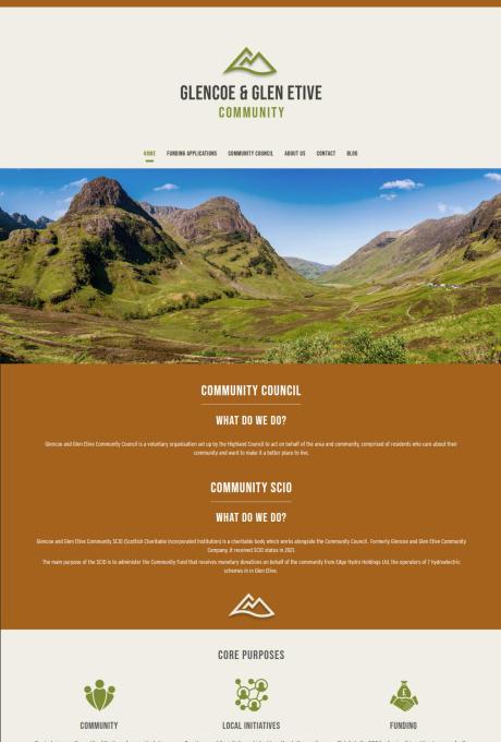 Glencoe and Glen Etive Community Website